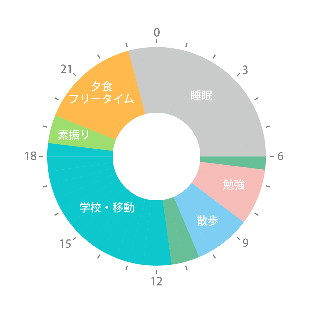 図:1日の流れ